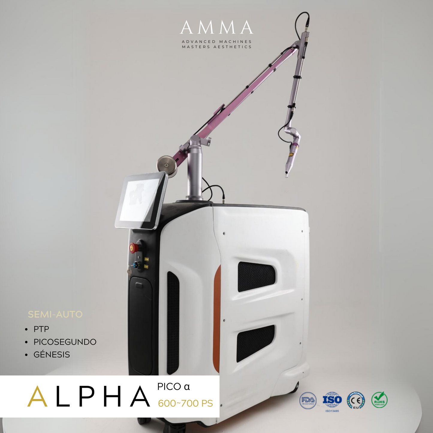 ALPHA 𝝰 · Láser PICOSEGUNDOS 𝐀𝐌𝐌𝐀 ⁶⁰⁰ᴾˢ ⁺🅟🅣🅟 · Eliminación de Micro / Tatuajes (2024)