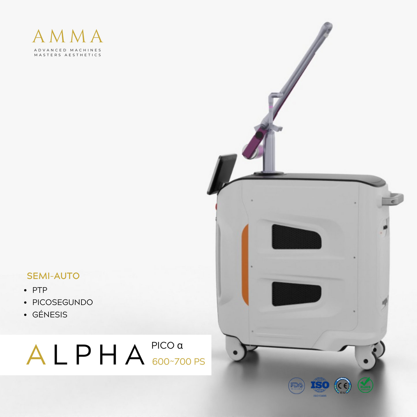 ALPHA 𝝰 · Láser PICOSEGUNDOS 𝐀𝐌𝐌𝐀 ⁶⁰⁰ᴾˢ ⁺🅟🅣🅟 · Eliminación de Micro / Tatuajes (2024)