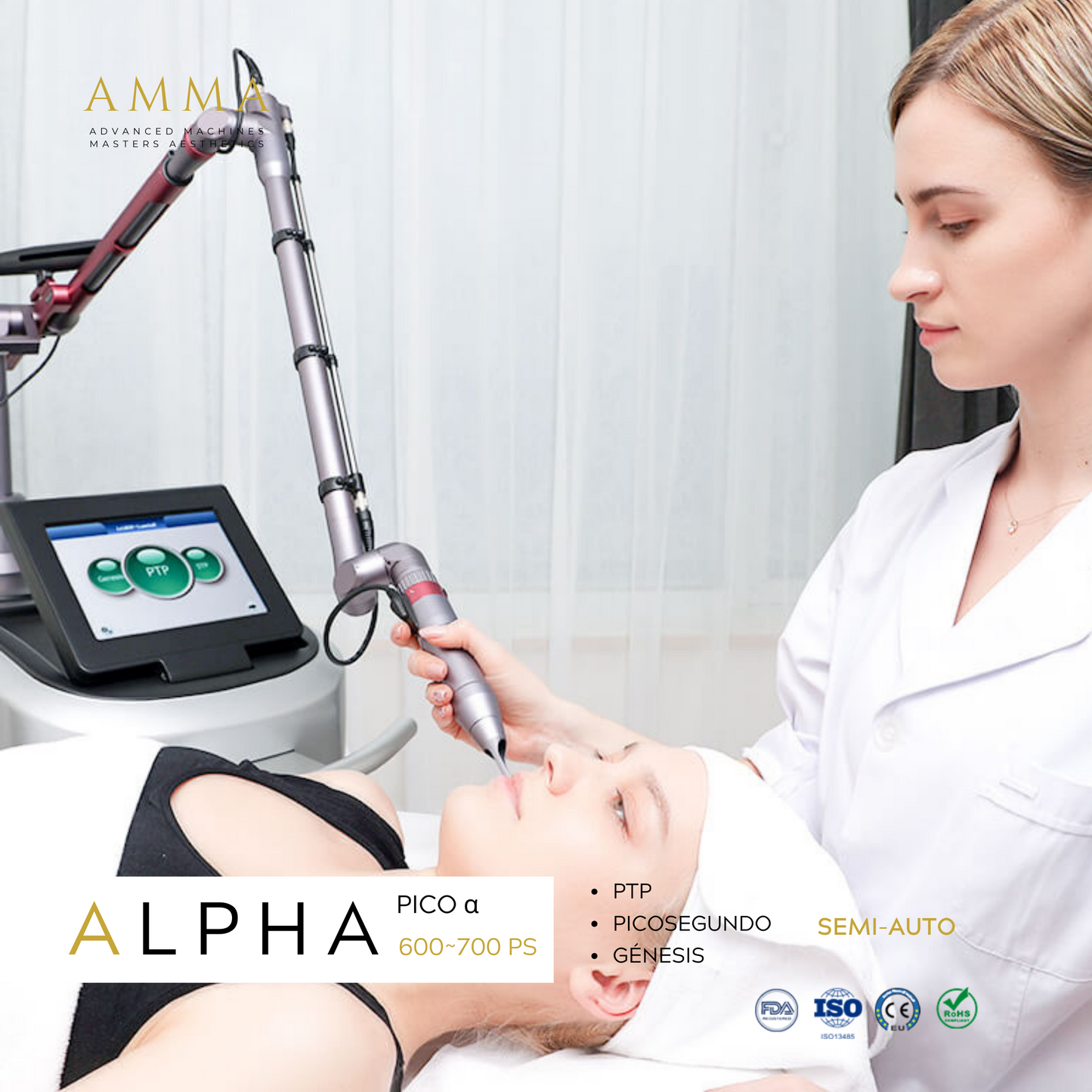 ALPHA 𝝰 · Láser PICOSEGUNDOS 𝐀𝐌𝐌𝐀 ⁶⁰⁰ᴾˢ ⁺🅟🅣🅟 · Eliminación de Micro / Tatuajes (2024)