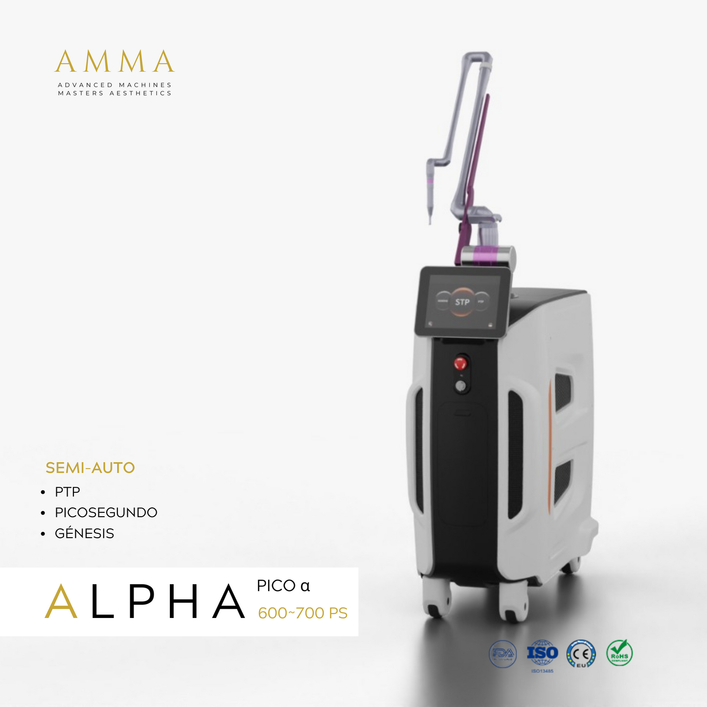 ALPHA 𝝰 · Láser PICOSEGUNDOS 𝐀𝐌𝐌𝐀 ⁶⁰⁰ᴾˢ ⁺🅟🅣🅟 · Eliminación de Micro / Tatuajes (2024)