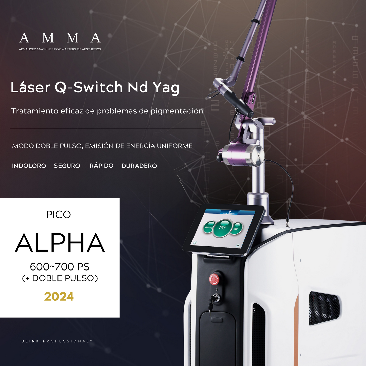 ALPHA 𝝰 · Láser PICOSEGUNDOS 𝐀𝐌𝐌𝐀 ⁶⁰⁰ᴾˢ ⁺🅟🅣🅟 · Eliminación de Micro / Tatuajes (2024)